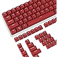 104 Key Custom PBT Keycap Set Double Shot OEM Profile for 61/68/87/98/100/104Key TKL 60% and Full Size Cherry MX Gateron Kailh Outemu Cross Type Switch US Layout Mechanical Keyboard DIY(Cherry Square)