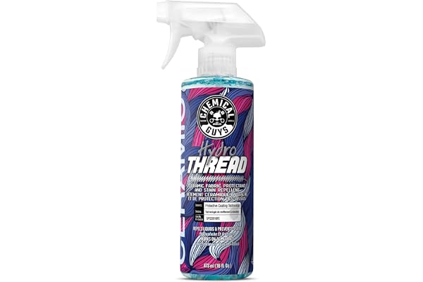 Chemical Guys HydroThread Ceramic Fabric Protectant & Stain Repellent (Works on Fabric, Carpet & Upholstery), 473 ml