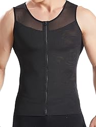 Hanerdun- Mens Slimming Body Shaper Shirt With