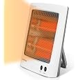 SONBION Radiant Space Heater, Portable Electric Heater, Infrared Heaters for Indoor Use, Halogen Heater for Garage Office, Fo