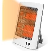 SONBION Radiant Space Heater, Portable Electric Heater, Infrared Heaters for Indoor Use, Halogen Heater for Garage Office, Fo