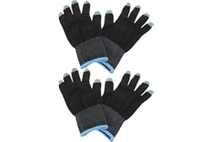 Garneck 2pairs Esports Gaming Gloves Sweat Resistant Phone Touch Gloves for Gaming Breathable Fabric