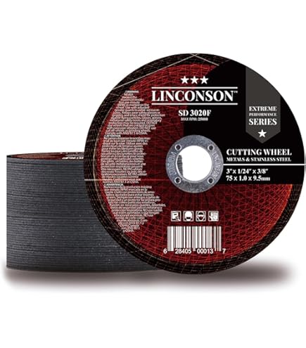 6" X .04" X 7/8" Metabo Slicer Cutoff Wheels - 50 Pack For Steel & Stainless Steel
