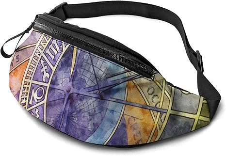 Amazon Co Jp ウエストバッグ ウエストポーチ ヒップバック メンズ レディース ボディバッグ プラハ 天文時計 イヤホンホール付き 腰ポーチ ウォーキングポーチ ファッション 肩掛けバッグ ショルダーバッグ 斜め掛け ホーム キッチン
