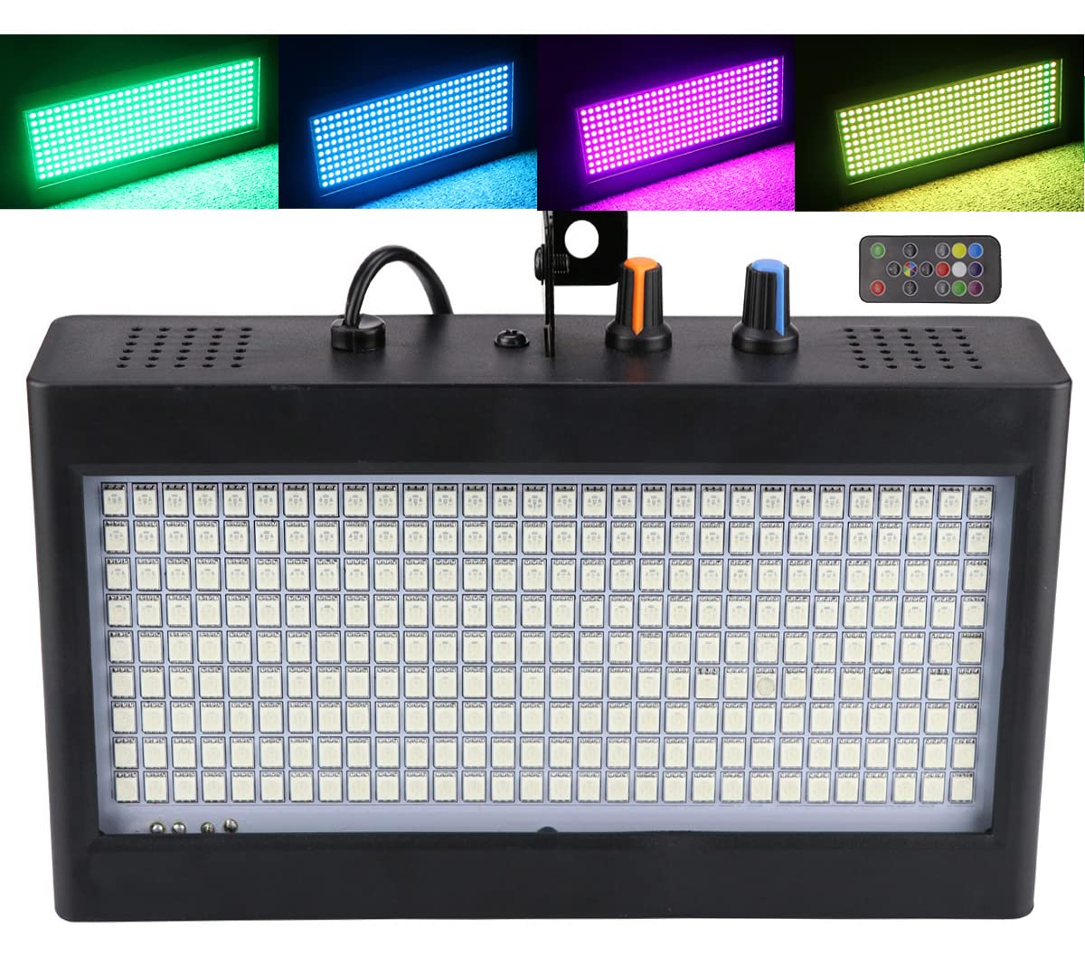Photo 1 of Strobe Lights Mini, Latta Alvor Stage Light for Parties 270 LED DJ Lighting KTV Flashing 7 Colors Strobe Lights Romote control (color light)