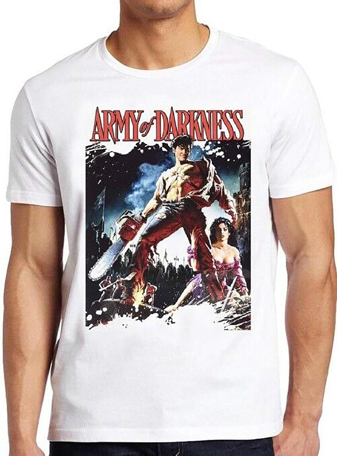 Army of Darkness T Shirt Evil Dead Movie Film Cult 90S Vintage Tee