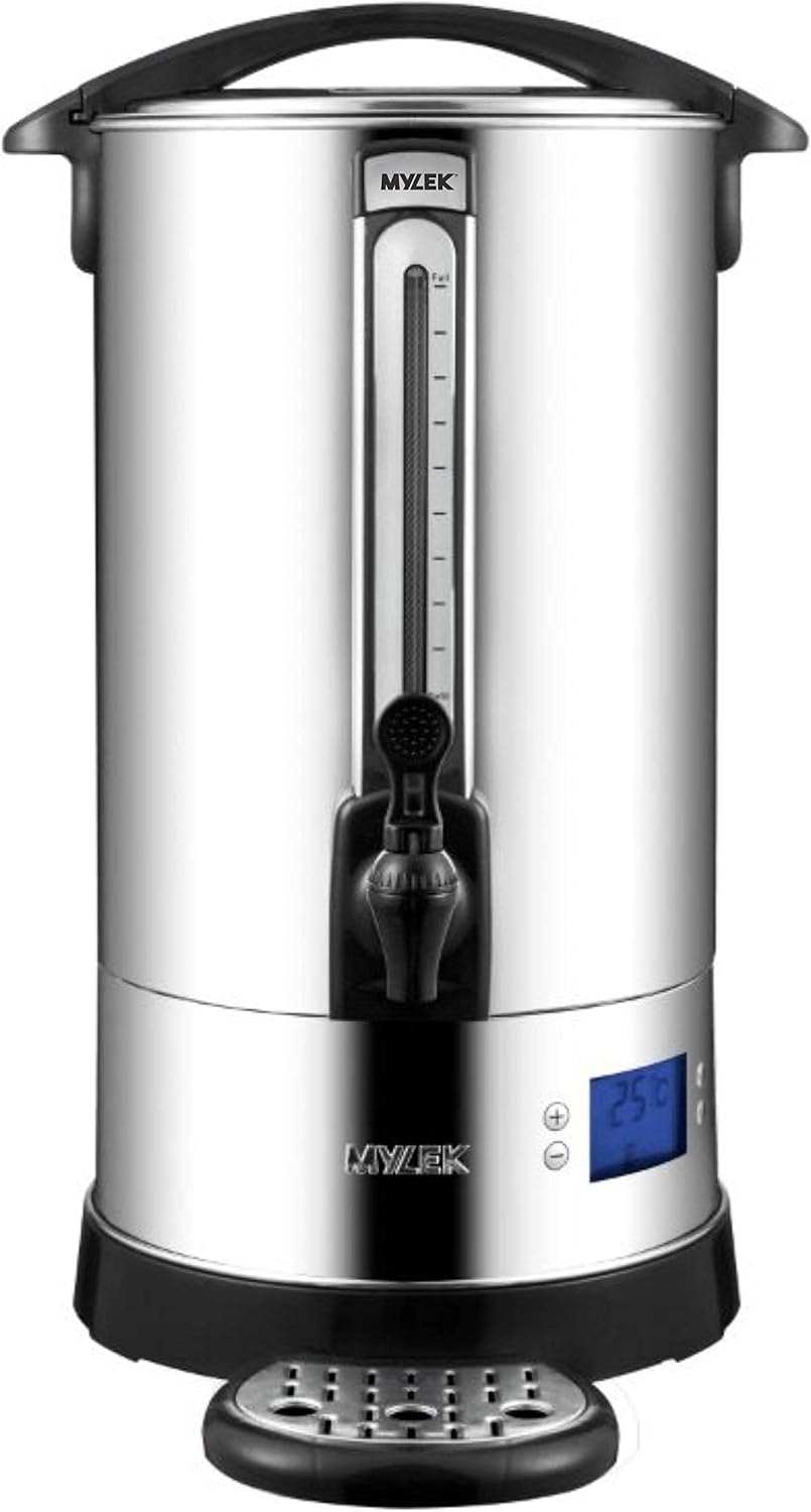 MYLEK Catering Urn, 25L Hot Water Boiler Dispenser, Commercial Digital Urn Kettle, Brews and Mulled Wine Heater - Image 4
