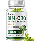 duwhot DIM Supplement with Calcium D-Glucarate, Estrogen Supplement for Women Men Adults, DIM Calcium D Glucarate with Vitamin C & E, Hormone Balance & Liver Health Support, Sugar-Free, 60 Count