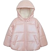 Carter's Baby Girls' Winter Coat Puffer Jacket with Sherpa Lined Hood