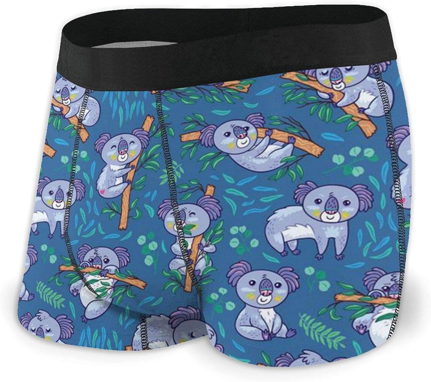 Koalas Men'S Breathable Cotton Waistband Boxer Briefs Trunks Underpants