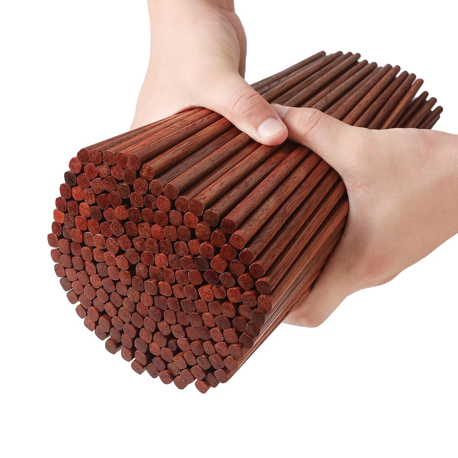 Photo 1 of Sbirdbao 200 Pairs Bulk Wooden Chopsticks 9.5 Inches Brown, Reusable Disposable Dishwasher Safe, Chinese & Japanese Style Chop Sticks