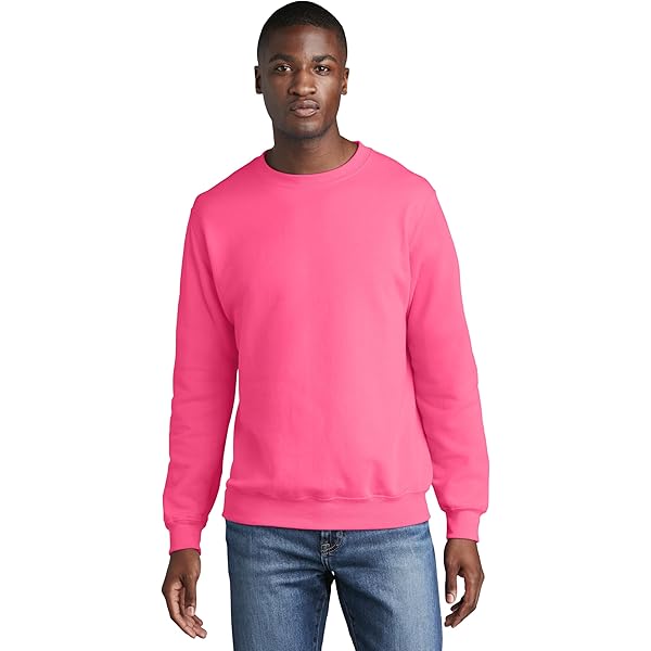 トップス XL STABRIDGE ULTIMATE CREWNECK FLEECE Port & Company - Core Fleece Crewneck Sweatshirt 4XL Red at Amazon