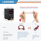 LONGWEI 30V 10A DC Variable Power Supply 4-Digit LED Lab Benchtop for DIY view 4