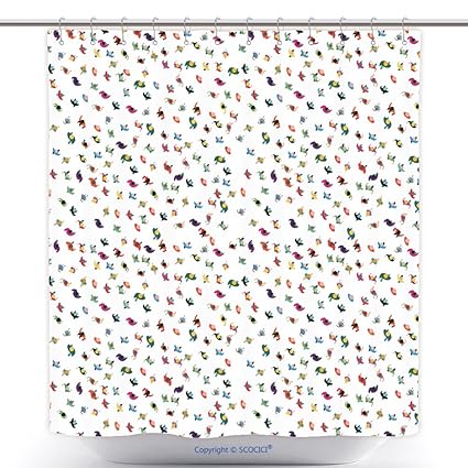 Amazon Com Vanfan Polyester Shower Curtains People Top View Men