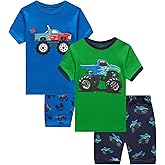 Little bety Cotton Pajamas Boys Summer Shorts Sets Toddler Boys Pjs Kids Sleepwear 18Months-12Years