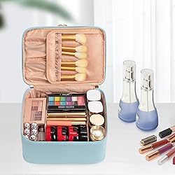 OCHEAL Large Makeup Bag, Double Layer Makeup