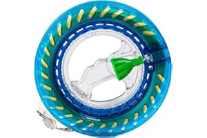 Trauebx Kite String Reel,8 Inch Kite String Spool,Kite Line Winder,Includes 1000ft Line High Strength Kite String,Safety Lock Design,for Kids and Adults