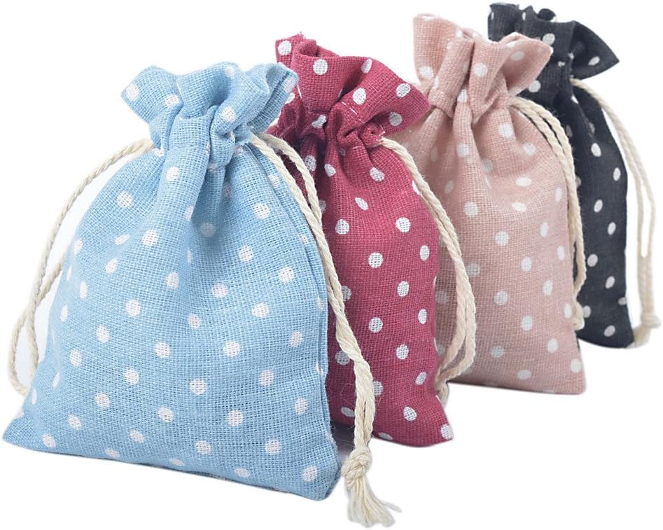 drawstring calico bags