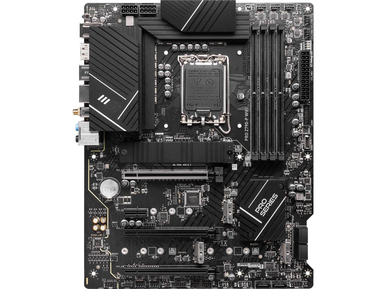 INLAND Micro Center CPU Motherboard Intel Core i7-14700K 20 Cores up to 5.6 GHz Unlocked LGA 1700 Desktop Processor with Integrated Graphics Plus MSI PRO Z790-P WiFi DDR5 ProSeries Motherboard