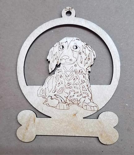 Amazon Com Long Hair Dachshund Dog Wooden Christmas Ornament