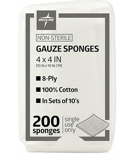 Amazon.com: Kendall Excilon 7086 Gauze Drain Sponges 4