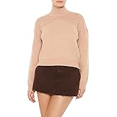 Forever 21 Womens Textured Mock Neck Sweater
