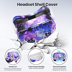 Silicone Cover Set Compatible with Meta/Oculus