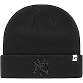'47 Brand Knit Beanie - Raised Cuff New York Yankees black