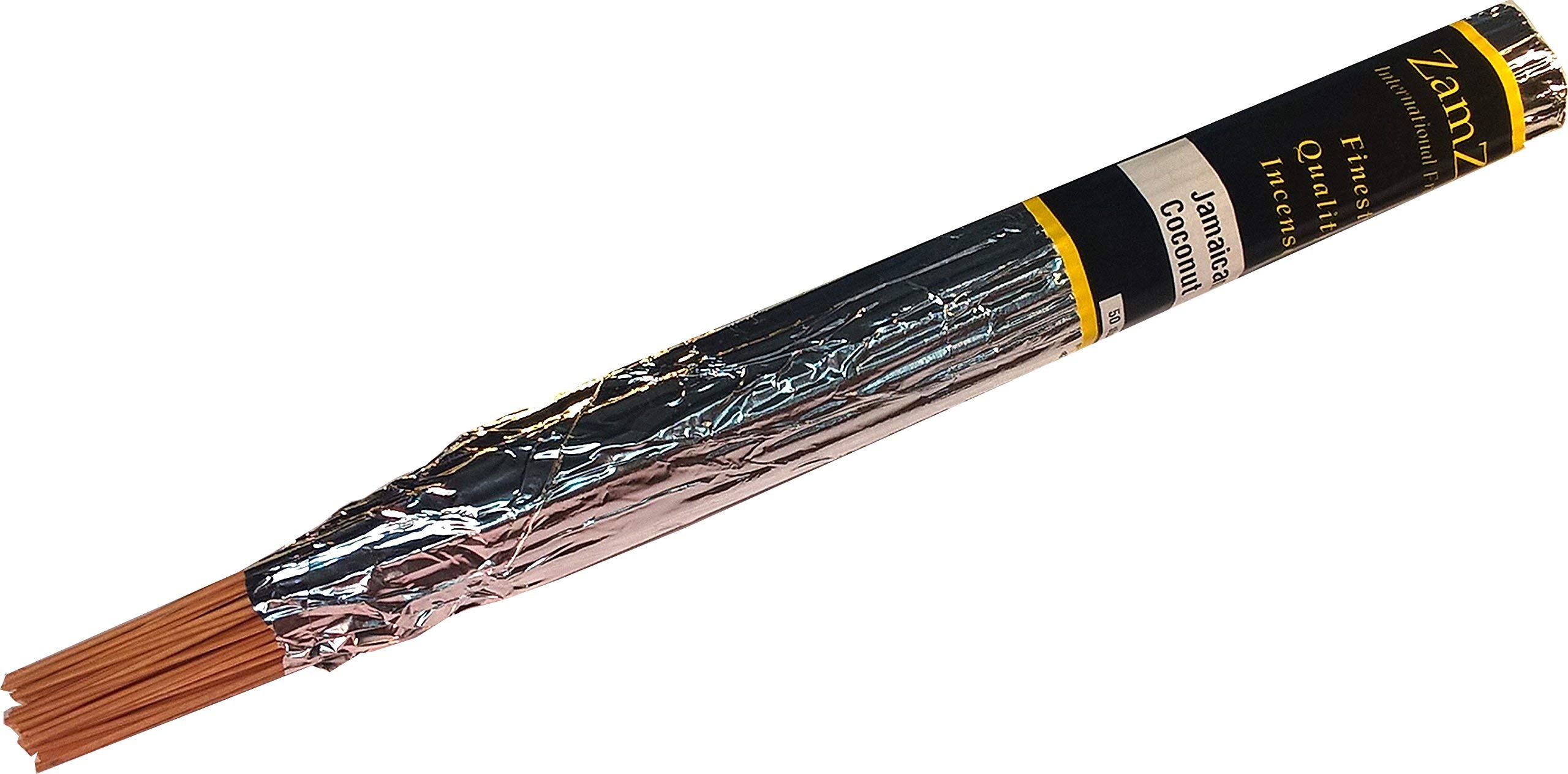 50 Jamaican Coconut Long Burning Incense Sticks