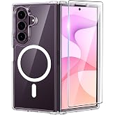 FNTCASE for Samsung Galaxy Z-Fold-8-Ultra Case Samsung Z Fold 7 Clear Case | Compatible with Magsafe, Screen Protector, Anti Yellowing, Military Grade Drop Protection, Shockproof, Transparent Cases