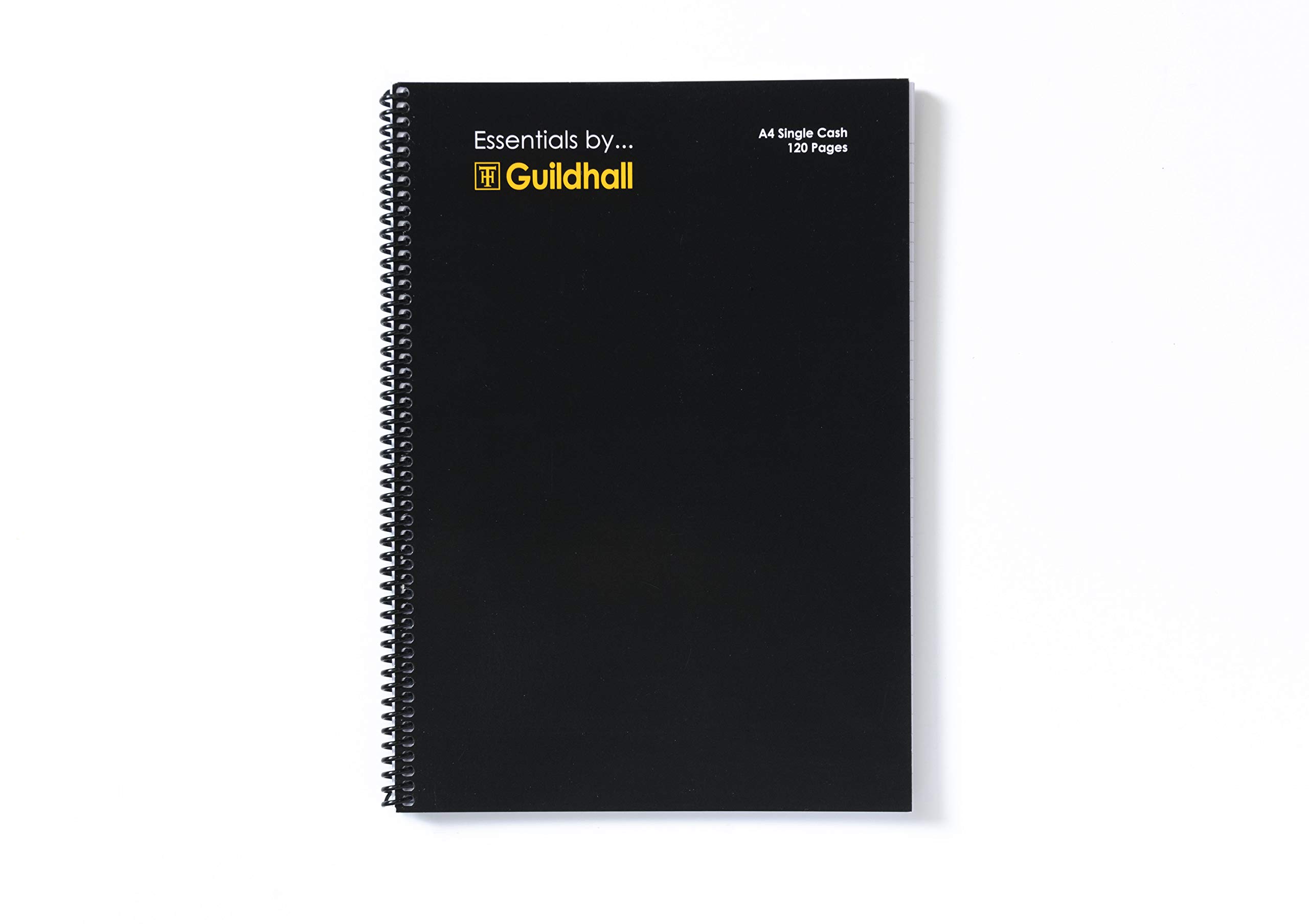 Exacompta - Ref GES7421Z - Guildhall - Essentials Wire bound Single Cash Account Book, A4, 297 x 210mm, 192 Pages of 80gsm Pre-Printed Paper - Receipts, Expenses, Summaries