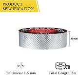 fowong Butyl Tape Waterproof Tape 50mm x 5M Heavy Duty Roof Repair view 2