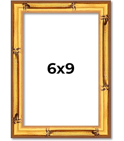 Amazon.com: 15 x 21 畫框金色竹相框- 完整的現代相框包括UV 壓克力防
