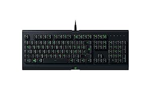 Razer Cynosa Lite – Tastiera da Gioco Essenziale, Programmabile, Illuminazione RGB, Tasti di Gioco, Roll-Over a 10 Tasti, Resistente agli Schizzi – QWERTY Tastiera Italiana | Nero