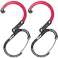 GEAR AID HEROCLIP (Small) Carabiner Gear Clip and Hook, for Hanging Bags, Purses, Lanterns, Strollers, Tools, Helmets, Water Bottles, and More