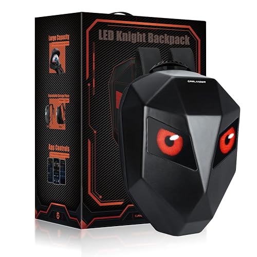 Crelander LED Knight Backpack, 18 inch App Control Expandable Hard ...
