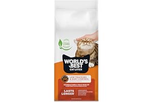 WORLD'S BEST CAT LITTER Low Tracking & Dust Control Multiple Cat Unscented 32-Pounds