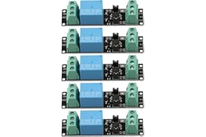 5 Pack 3V For Relay Module with Optocoupler Isolation, 1 Channel For Relay Board for DC 3V Low Voltage Signal Control, For Re