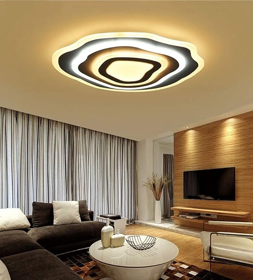 LED Ring Mehrschichtige Deckenleuchte, Dimmbare Deckenlampe Mit