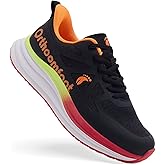 Men's Orthopedic Road Running Shoes: Comfortable Arch Supports Plantar Fasciitis Orthotic Fashion Sneakers, Casual Flat Feet Athletic Tennis Work Walking Shoes for Foot Heel and Pain Relief