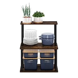 Furinno Turn-N-Tube 3-Tier Toolless Kitchen Storage