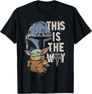Star Wars The Mandalorian and Grogu This is the Way Graphic T-Shirt