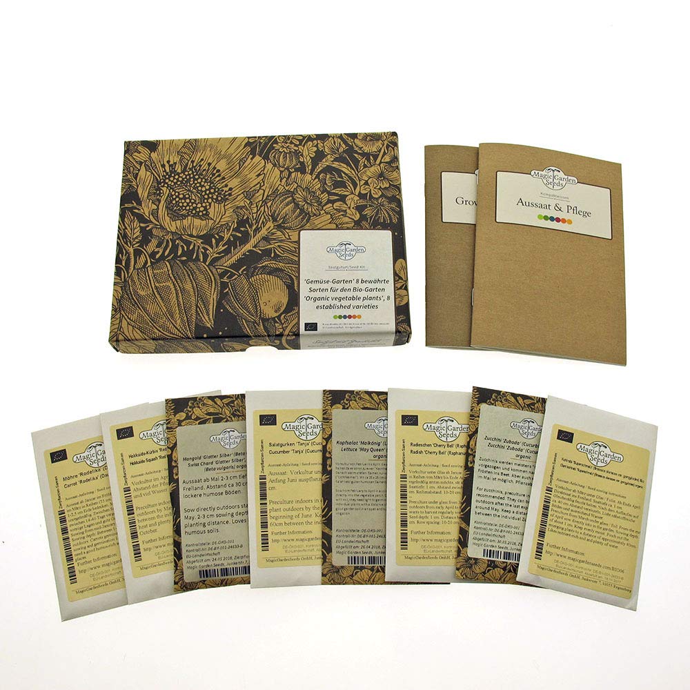 Magic Garden Seeds Hortalizas orgánicas - Kit Regalo de Semillas ...