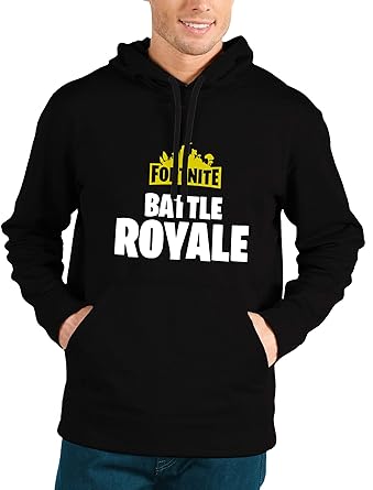 Hifolks Apparel Men S Fortnite Battle Royale Cotton Hoodie - hifolks apparel men s fortnite battle royale cotton hoodie hf031bm black medium