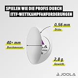 JOOLA 3-Star PRO Table Tennis Balls 40+ mm White Pack of 12 view 3