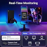 TONOR TCX3 Gaming Microphone USB/Xbox Compatible RGB Low Noise Gain view 2