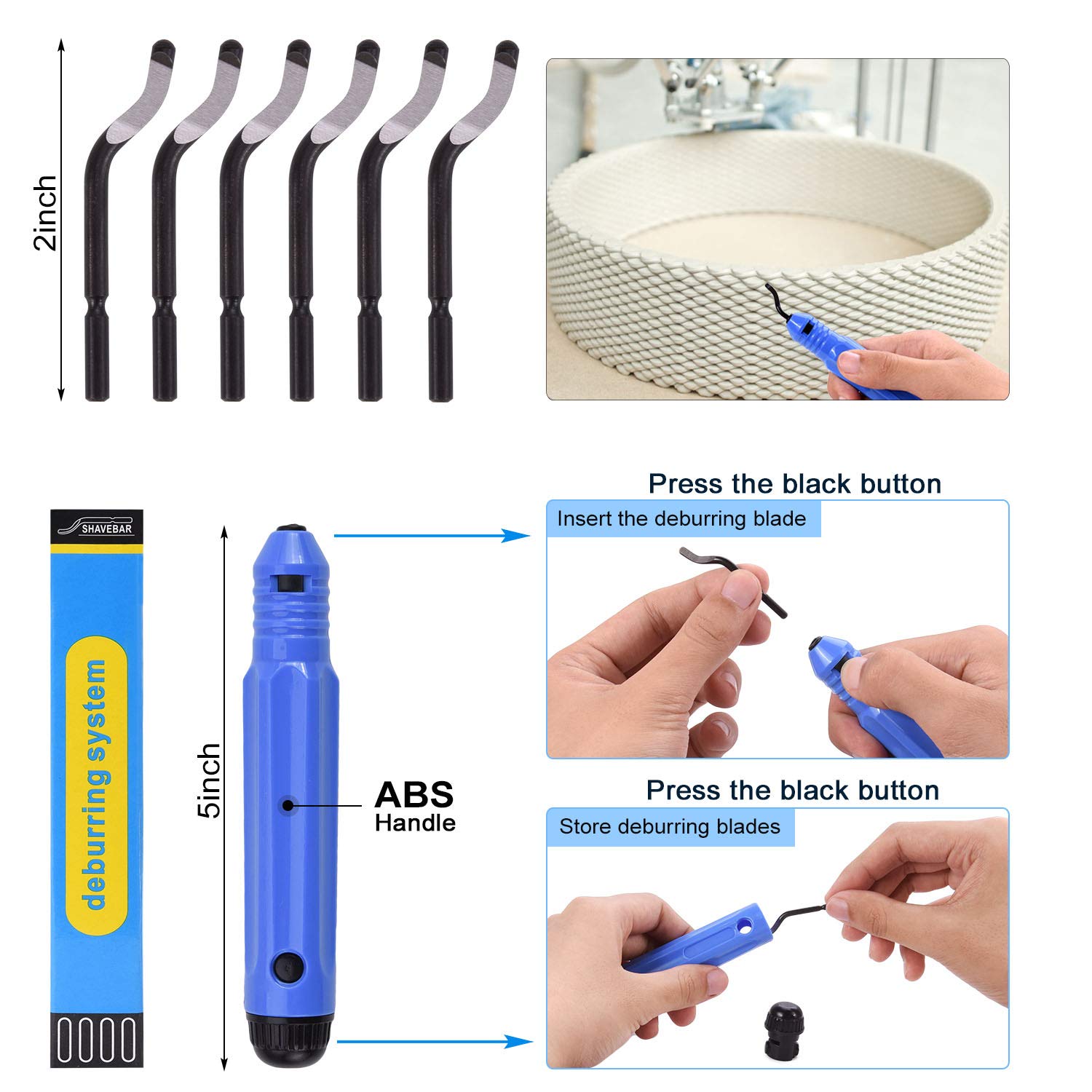 Suteck 3D Printer Tool Kit 45 PCS Including Carving Knife Set Cleaning Needle Tweezers Pliers Scraper Basic Tools with Storage Bag for Removing Fishing 3D Printer: Industrial & Scientific