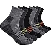 Timberland PRO mens 6-pack Quarter Socks