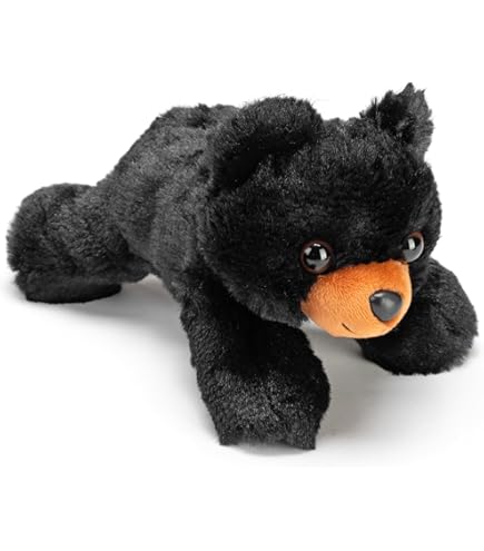 Amazon.com: Wild Republic Pocketkins Black Bear Stuffed Animal - 5