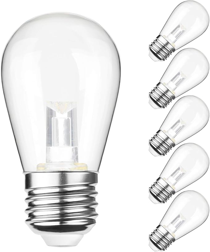 6 Pack 3 Color in 1 LED Light Bulbs, Replacement Bulbs Only Compatible